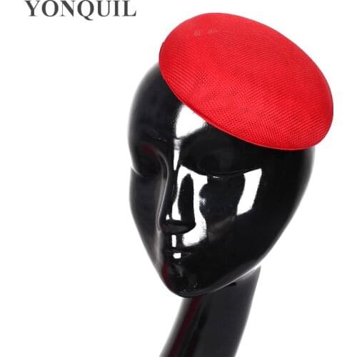 Imitation Sinamay Round Fascinator Bases 15 CM Size Making For Women Wedding Party Hat Fascinators DIY Hair Accessories Ladies