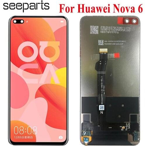 LCD Display For Huawei Honor View 30 LCD V30 Display Screen Touch Digitizer Assembly LCD Display For Huawei Nova 6 LCD Display