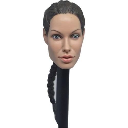 1/6 Scale Female Game Version, Head Sculpted Hair Detachable Doll Head Model Suitable For 12'' Action Figure Toy Gift Collecble