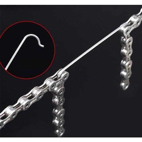 1 Pc Bicycle Maintenance Tools 304 Stainless Steel Chain Link Mountain Bike Road Bike Chain Hook Connection Auxiliary Tool