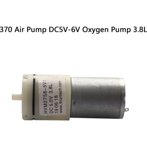 1pcs DC 5-6V Air Pump DC Small Mini 370 Motor Micro Air Aeration Oxygen Pump