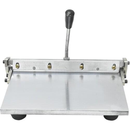 14 Inch Manual Edge Folding Machine Leather Wallet Handbag Plastic Flanging Machine Stainless Steel Manual Folding Tools