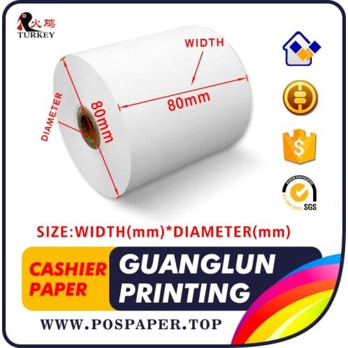 80mm thermal receipt Paper rolls 80x80 sample pack of 2 Rolls