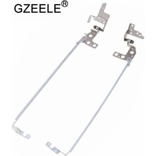 GZEELE laptop accessories New LCD Hinges For DELL VOSTRO V3468 3468 Notebook LCD Screen Display Left & Right Hinges Brackets Set