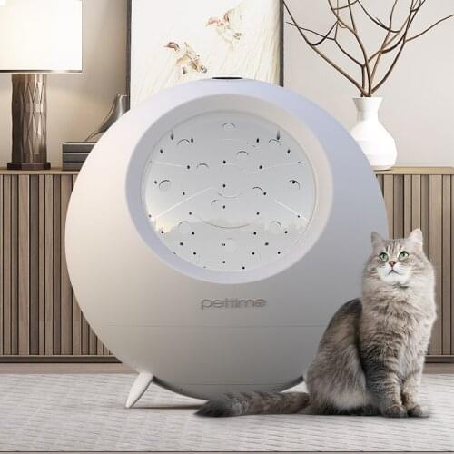 Automatic intelligent pet drying box, large and small dog dryer, cat dog hair dryer blowing water blowing machine