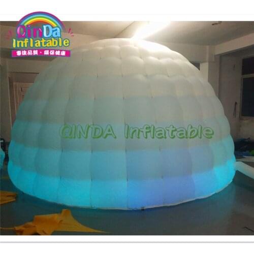 Big Inflatable igloo outdoor event use oxford cloth Dome Inflatable Igloo Tent For Party Events
