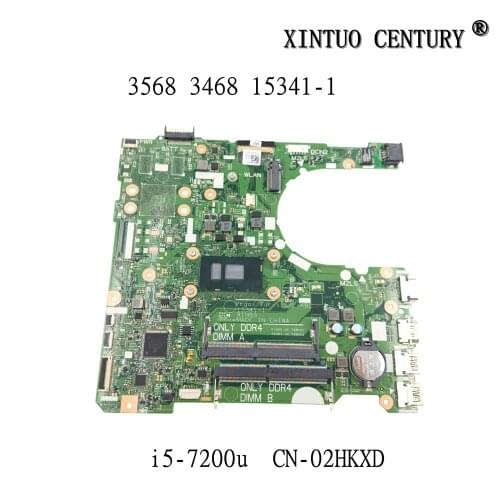 CN-02HKXD 02HKXD 2HKXD 15341-1 Excellent For DELL 3568 3468 Laptop Motherboard SR2ZU i5-7200u DDR4 100% working