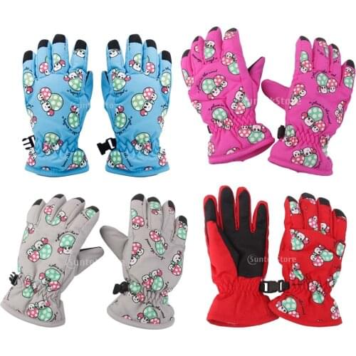Kids Winter Snow Ski Gloves Children Outdoor Sports Skiing Snowboard Gloves for