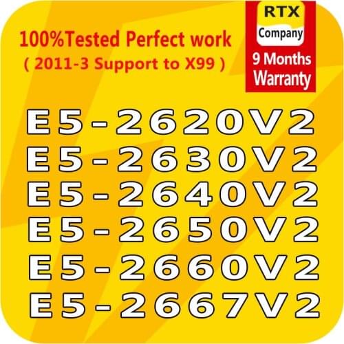 E5-2667V2 E5-2643V2 E5-2637V2 E5-2658V2 2673V2 2695V2 2697v2 2687V2 Intel Xeon CPU Server Processor For X79 Motherboard 6/8 core