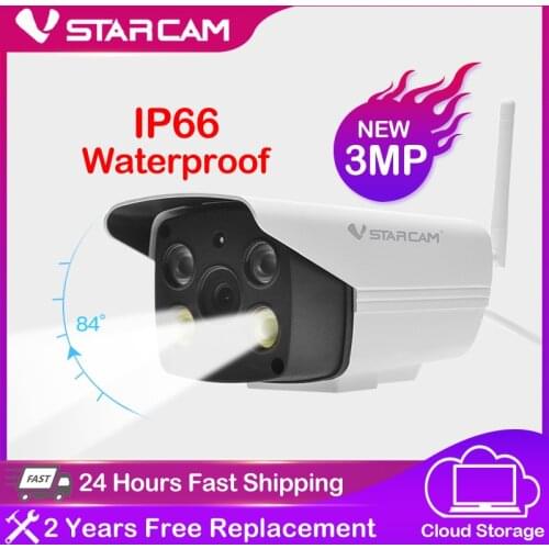 Vstarcam New 3MP Wifi IP Camera Onvif Outdoor Weatherproof IR Full Color Night Vision Security Video Surveillance Camera C18S