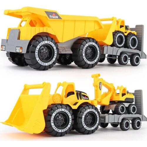 Classic Baby Simulation Engineering Car Toy Excavator Bulldozer Model Tractor Toy Dump Truck Model Car Toy Mini for Kid Boy Gift