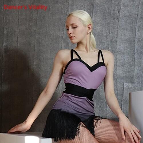 Latin dance skirt female adult fashion suspenders tassel dance skirt professional competition practice skirt