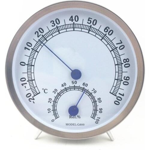 Temperature Hygrometer Humidity Tester Weather Station Indoor Outdoor Mini Wet Home Tool -20C-100C 0%-100% 304 stainless