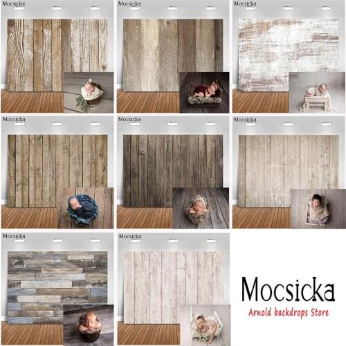 MOCSICKA White Wooden Board Texture Vintage Photography Backdrops Baby Shower Newborn Backgrounds For Food Pet For Photo Studio