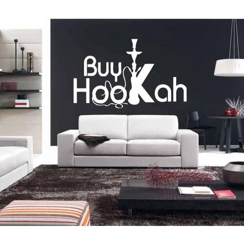 Shisha Wall Decal Buy Hookah Lounge Logo Chill Smoke Room Wall Decor Vinyl Sticker Bedroom Design Removable Poster A378