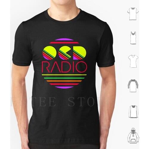 Ocd Radio T Shirt Cotton Men Diy Print Tittletype Ocd Radio Pirate Radio Fluoro Fluorescent Retro 80S Type Letters Fonts