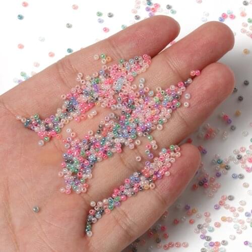 2mm Charm Czech Glass Seed Beads DIY Bracelet Necklace Small Craft Beads for DIY Earrings Crafting Jewelry Making Supplies