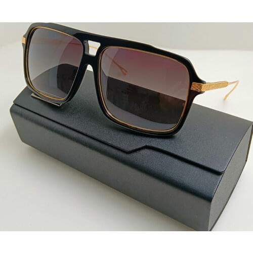 New Women Sunglasses Luxury Women Brand Designer Oversized Square Sun Glasses Female Summer Style Shades UV400 18k gold frame