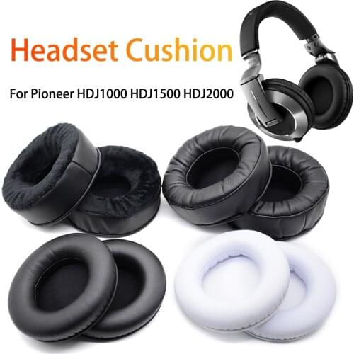 Replacement ear pads earpads cover earmuff Cushion for Pioneer HDJ1000 HDJ1500 HDJ2000 HDJ 2000 1500 DJ Headphones pillow cups