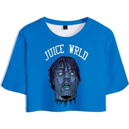 Salute to Rapper Juice WRLD Hip hop emo trap Lucid Dreams 3D Tops Girl Short t-shirt Women Sexy Sale Casual T shirt Clothes