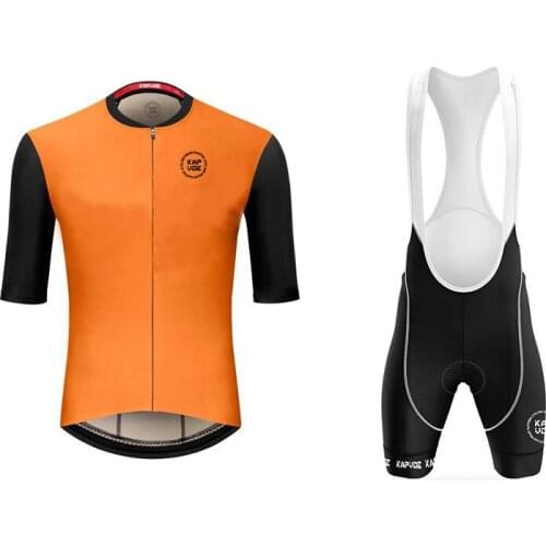 Kapvoe Cycling Jersey Set Triathlon Set Summer Cycling Wear Breathable Mountain Bicycle Clothes Ropa Ciclismo Bike Clothing