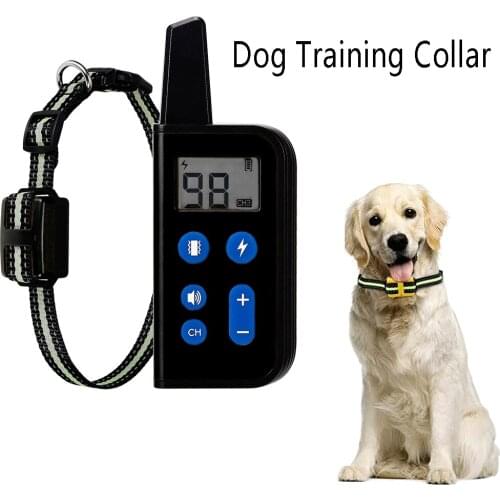 1800Ft Dog Training Equipment Rainproof Pet Dog Training Collar With Beep Vibration Shock Modes Barking Stop Device For All Size