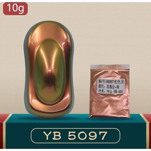 YB97 Chameleon Pigment Acrylic Paint Powder Coating Chameleon Markers Dye for Automotive Decoration