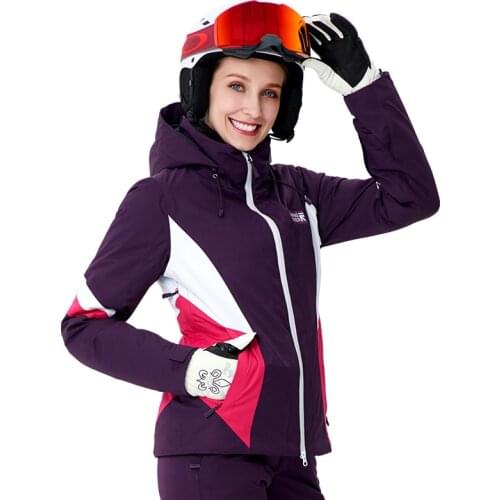 RUNNING RIVER Brand Hooded Women Ski Jacket High Quality Professional Sports Clothing Woman Outdoor Sports Jackets 8020