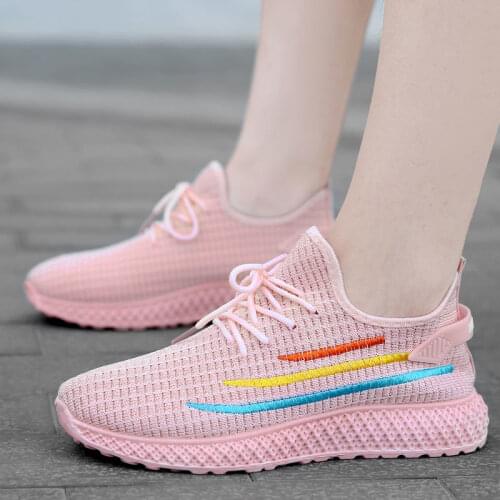 Tenis Feminino Women Tennis Shoes 2021 Cheap Breathable Mesh Non-slip Female Footwear Outdoor Walking Sneakers Platform