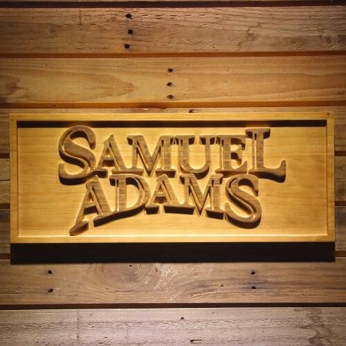 Samuel Adams 3D Wooden Bar Signs