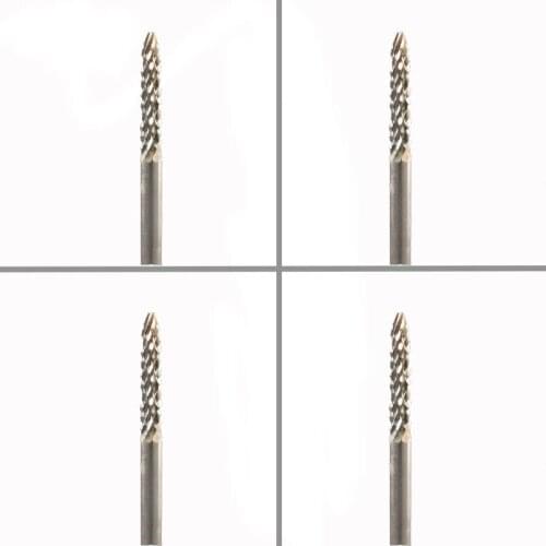 4pcs Carbide Nail Drill Bit - Under Nail Cleaner Bit - C