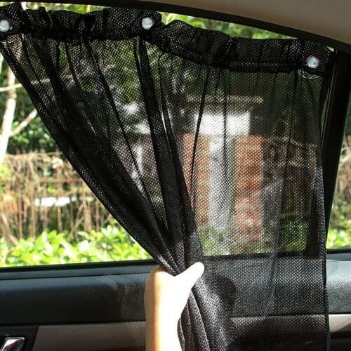 Car Sunshades Car curtain Side rear window sunscreen car curtain Universal car suction cup type car interior sunshade curtain