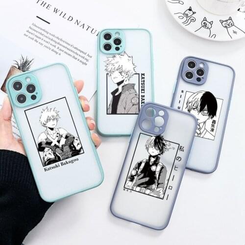 Phone Case For iPhone 12 mini 11 Pro Max 8 7 6 S Plus XR X XS Max SE 2020 Anime My Hero Deku Bakugou Boku No Hero Academia Cover