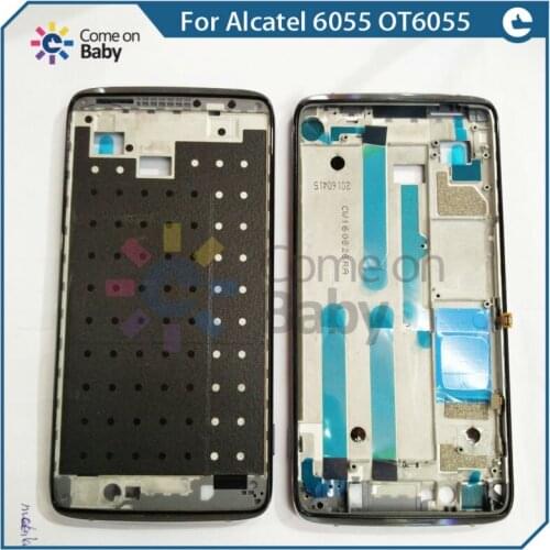 For Alcatel One Touch Idol 4 6055 OT6055 6055H 6055I 6055K 6055Y LCD Front Bezel Frame Middle Housing Replacement
