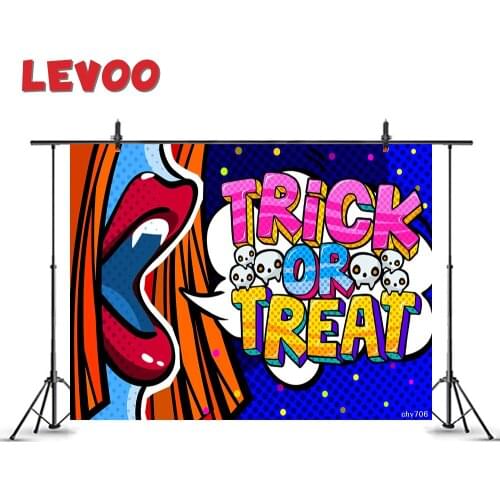 LEVOO Photography Backdrop Trick Or Treat Halloween Witch Ghost Photophone Photo Background Photo Studio Printed Shoot Props