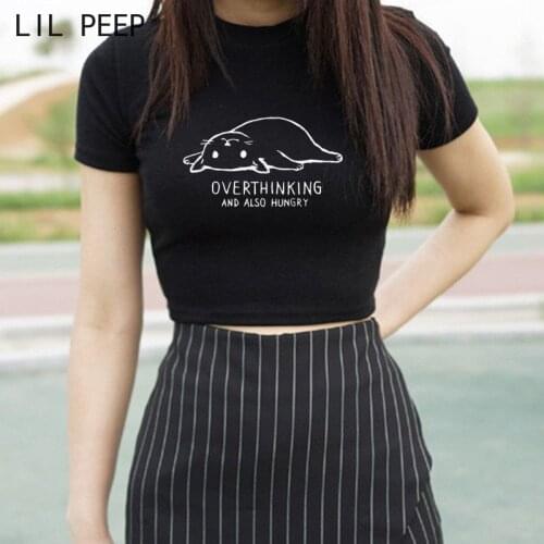 LIL PEEP Women's T-shirts With Print