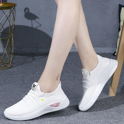 New Cloth Shoes, Womens Casual Shoes, Soft-soled Non-slip Sports Shoes, Breathable Net Shoes, Fashionable Casual Shoes