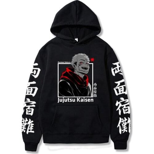 Jujutsu Kaisen Ryomen Sukuna Manga Hoodie Pullover Sweatshirt Itadori Yuji Korean Tops