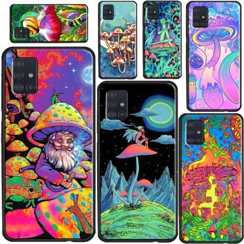 Magic Trippy Mushroom Psychedelic Case For Samsung Galaxy A50 A70 A40 A10 A21S A20e A11 A31 A41 A51 A71 A12 A32 A42 A52 A72