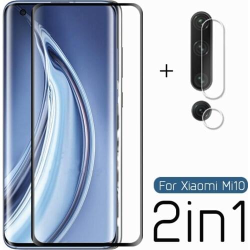 2in1 Tempered Glass for Xiaomi Mi 10 Note 10 Pro Screen Protector Protective Camera Lens Film On The Xiomi Mi10 Note10 Pro 10Pro