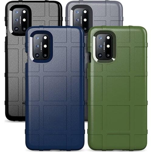 Silicone Phone Case Solid Color Protective Shell Soft TPU Back Cover for OnePlus8T Protection Case