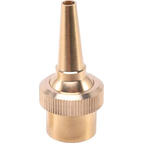 10Pcs 1/2 inch DN15 Brass Jet Straight Adjustable Fountain Water Spray Nozzles Pool Nozzles Garden Landscape Decoration Fountain