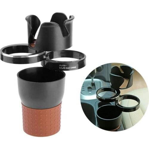 4 in 1 Car Cup Holder Auto Water Cup Drink Bottle Stand Rack Organizer Slip-proof Cup Holder Multifunctional Cup Houder Mounts
