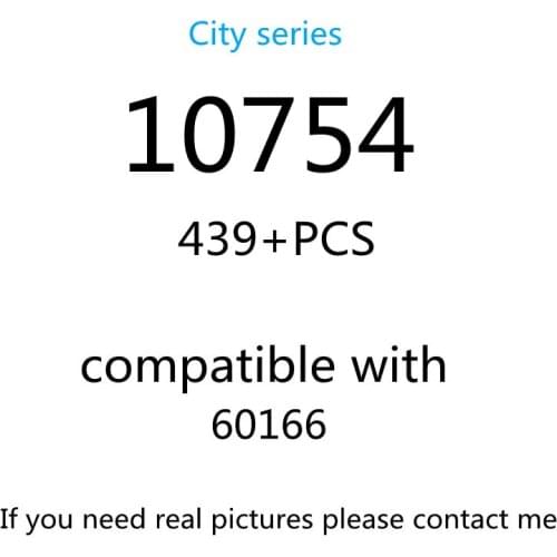 439PCS 10754 Building Block Toy City Series 60166 Assembled Building Blocks Childrens Toy Gifts