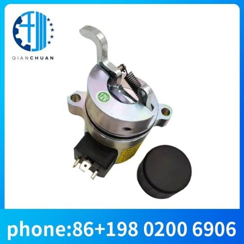 Excavator accessories 0427-2733oil stop solenoid valve daoiz flameout switch 0427-2734