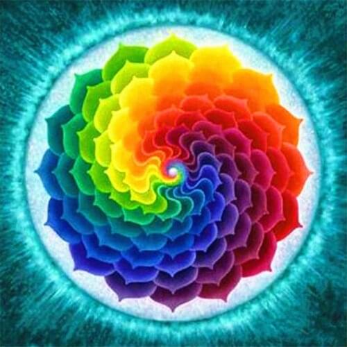 Diamond Painting Religious Mandala Cross Stitch Kits Embroidery Flower Full Drill Handmade Crafts Gift Home Decor