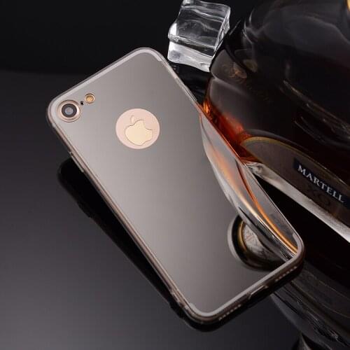 Fundas For Apple iPhone 7 6 6S Plus Mirror Case Soft TPU Back Cover For iPhone SE 5 5S Cases Phone Shell Accessorie Celular Etui