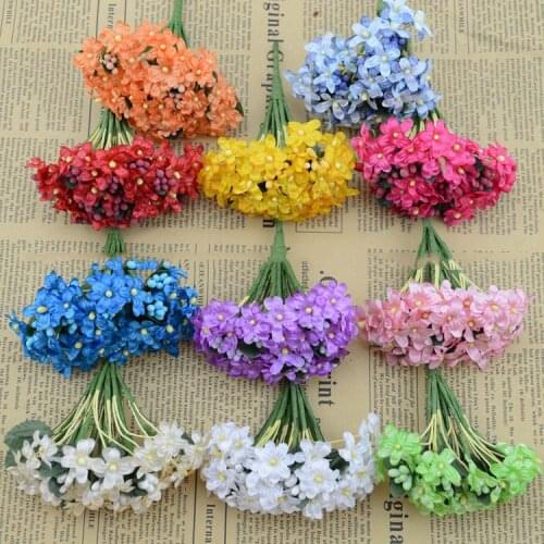 Artificial flowers new The new high-grade plum manual simulation flowers diy wedding flower garlands material shoot props wholes