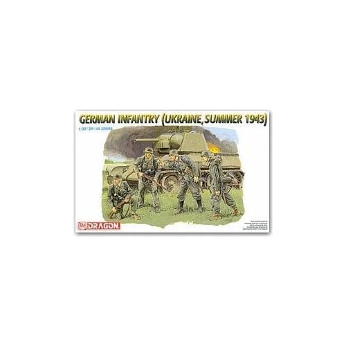 1/35 scale model Dragon 6153 German Army Infantry (Ukrainian Summer 1943)