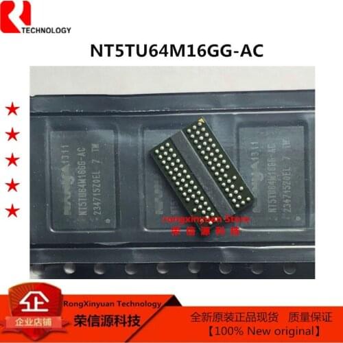 NT5TU64M16GG-AC NT5TU64M16GG NT5TU64M16 64M X 16 DDR DRAM, 0.4 ns, PBGA84 100% New original